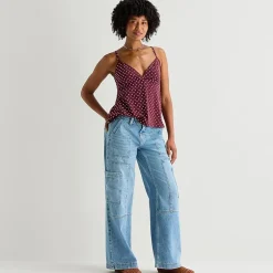 Arizona Womens Juniors Low Rise Baggy Fit Jean