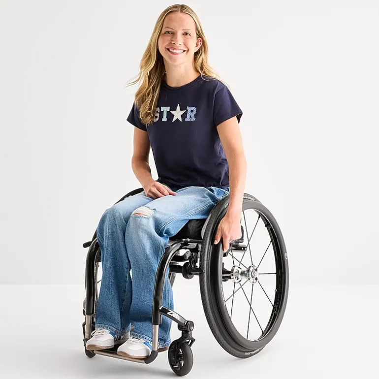 Arizona Womens Juniors Low Rise Adaptive Seated Wear Straight Leg Jean