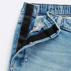 Arizona Womens Juniors Low Rise Adaptive Seated Wear Straight Leg Jean