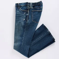 Arizona Womens Juniors Low Rise Adaptive Seated Wear Baggy Fit Jean