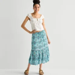 Arizona Womens Juniors Maxi Skirt