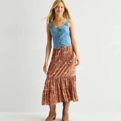 Arizona Womens Juniors Maxi Skirt