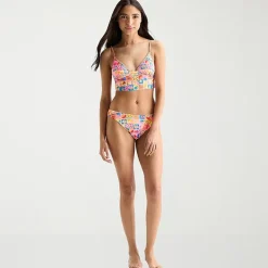Arizona Womens Juniors Midkini Swimsuit Top