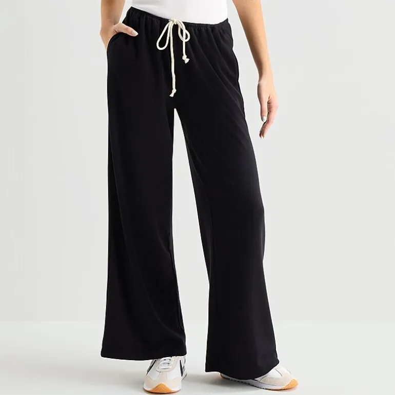 Arizona Womens Juniors Mid Rise Sweatpant