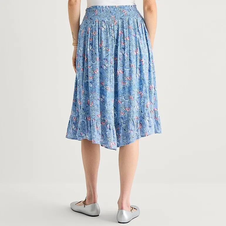 Arizona Womens Juniors Mid Rise Maxi Skirt