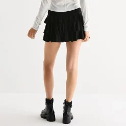 Arizona Womens Juniors Mid Rise Mini Active Pleated Skirt