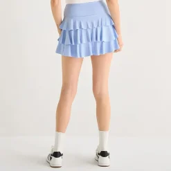 Arizona Womens Juniors Mid Rise Mini Active Pleated Skirt