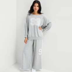 Arizona Womens Juniors Off The Shoulder Long Sleeve Sweatshirt