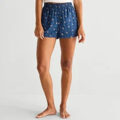 Arizona Womens Juniors Pajama Shorts