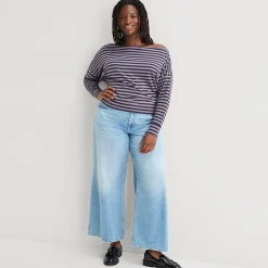 Arizona Womens Juniors Plus Low Rise Baggy Fit Jean