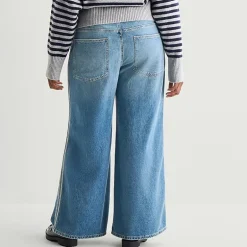 Arizona Womens Juniors Plus Low Rise Baggy Fit Jean