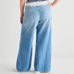 Arizona Womens Juniors Plus Low Rise Baggy Fit Jean