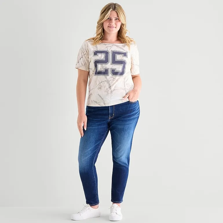 Arizona Womens Juniors Plus Skinny Fit Jean