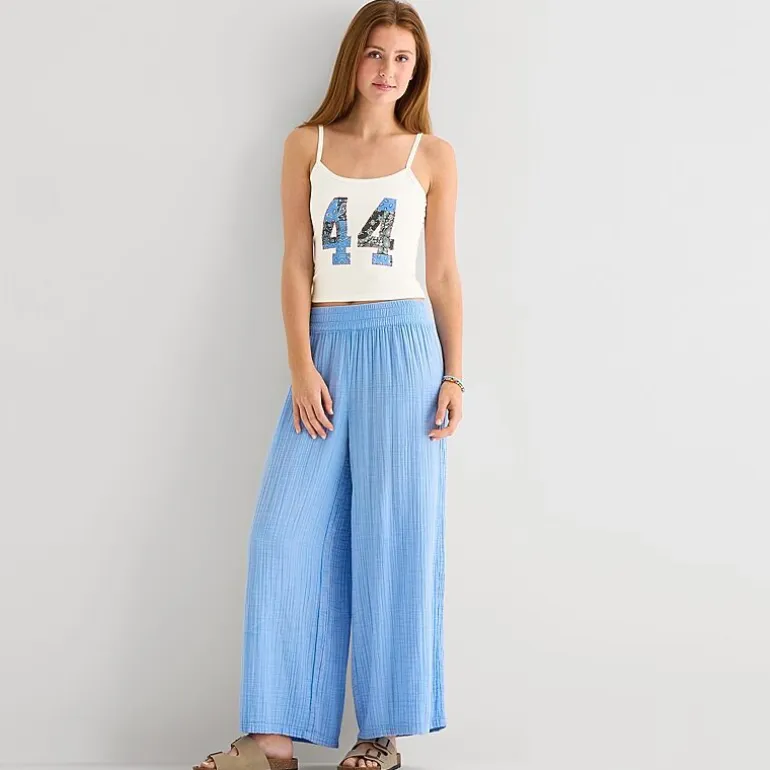 Arizona Womens Juniors Scoop Neck Sleeveless Tank Top