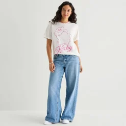 Arizona Womens Juniors Short Low Rise Baggy Fit Jean
