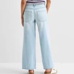 Arizona Womens Juniors Short Low Rise Baggy Fit Jean