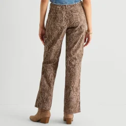 Arizona Womens Juniors Short Low Rise Straight Leg Jean