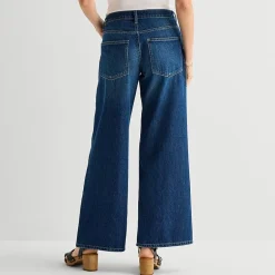 Arizona Womens Juniors Short Low Rise Baggy Fit Jean