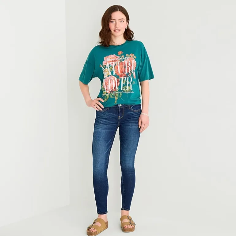 Arizona Womens Juniors Short Skinny Fit Jean