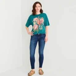 Arizona Womens Juniors Skinny Fit Jean