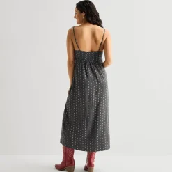 Arizona Womens Juniors Sleeveless Floral Midi Slip Dress