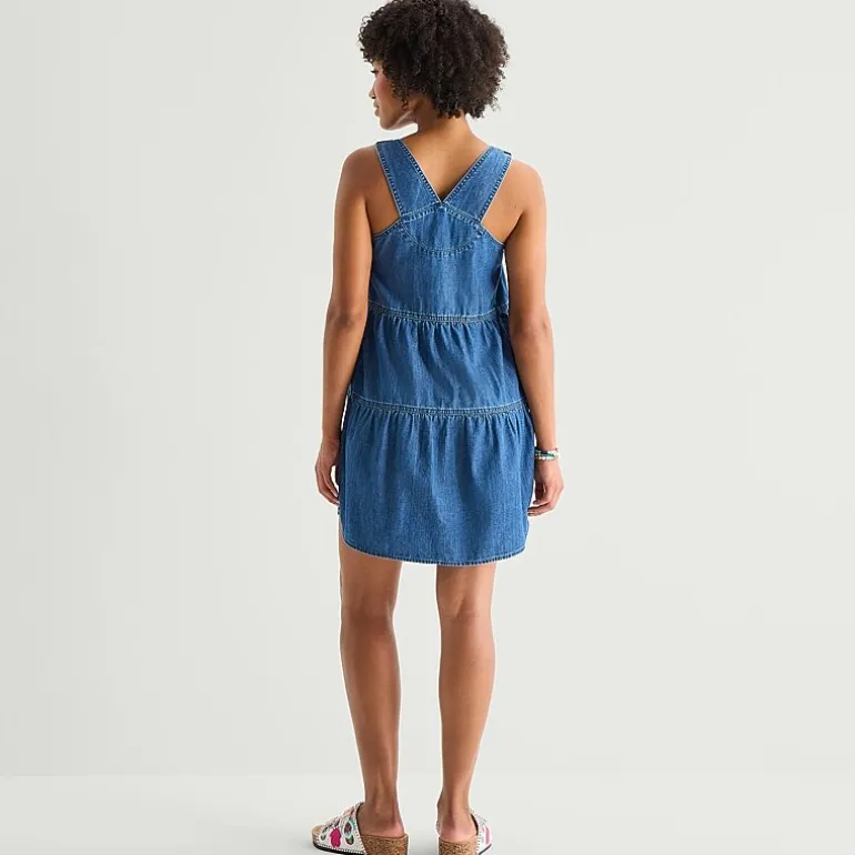 Arizona Womens Juniors Sleeveless Sundress