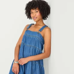 Arizona Womens Juniors Sleeveless Sundress
