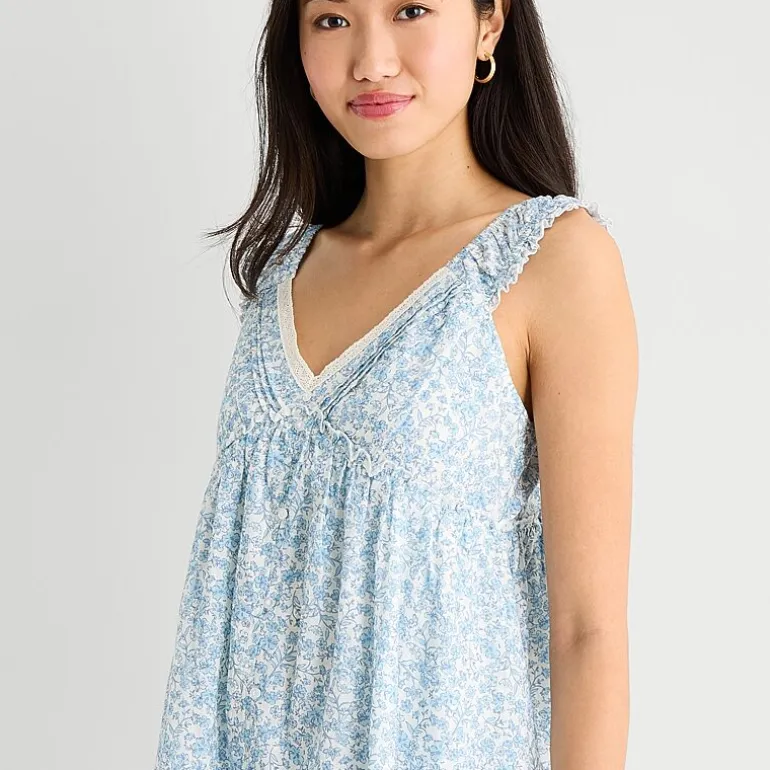 Arizona Womens Juniors Sleeveless Babydoll Dress