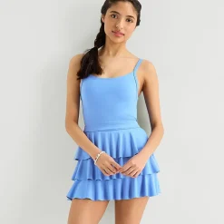 Arizona Womens Juniors Sleeveless Skater Dress