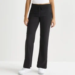 Arizona Womens Juniors Straight Mid Rise Lounge Pant