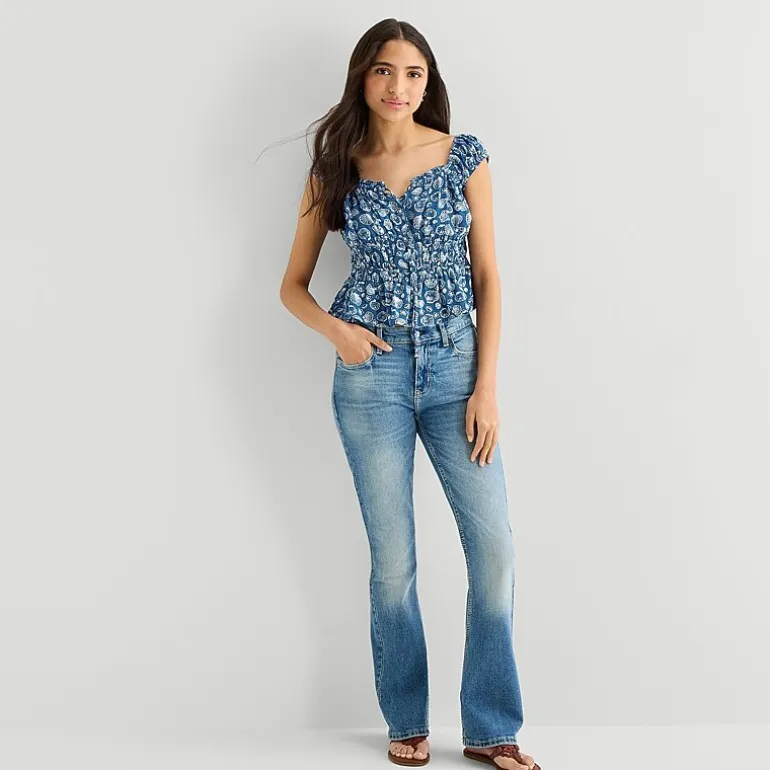 Arizona Womens Juniors Sweetheart Neck Sleeveless Tank Top