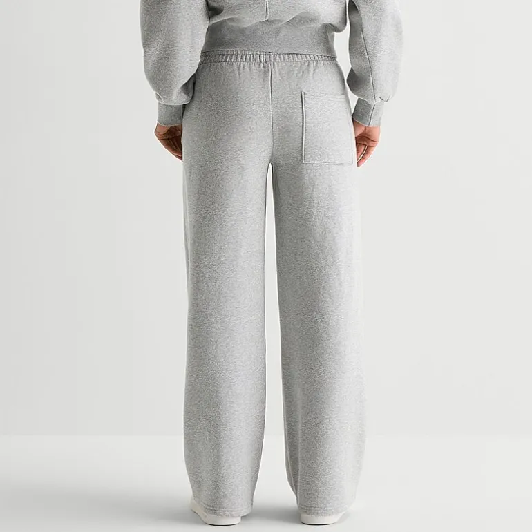 Arizona Womens Juniors Wide Leg Fleece Sweatpant