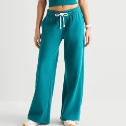 Arizona Womens Juniors Wide Leg Fleece Sweatpant