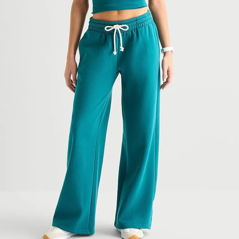 Arizona Womens Juniors Wide Leg Fleece Sweatpant