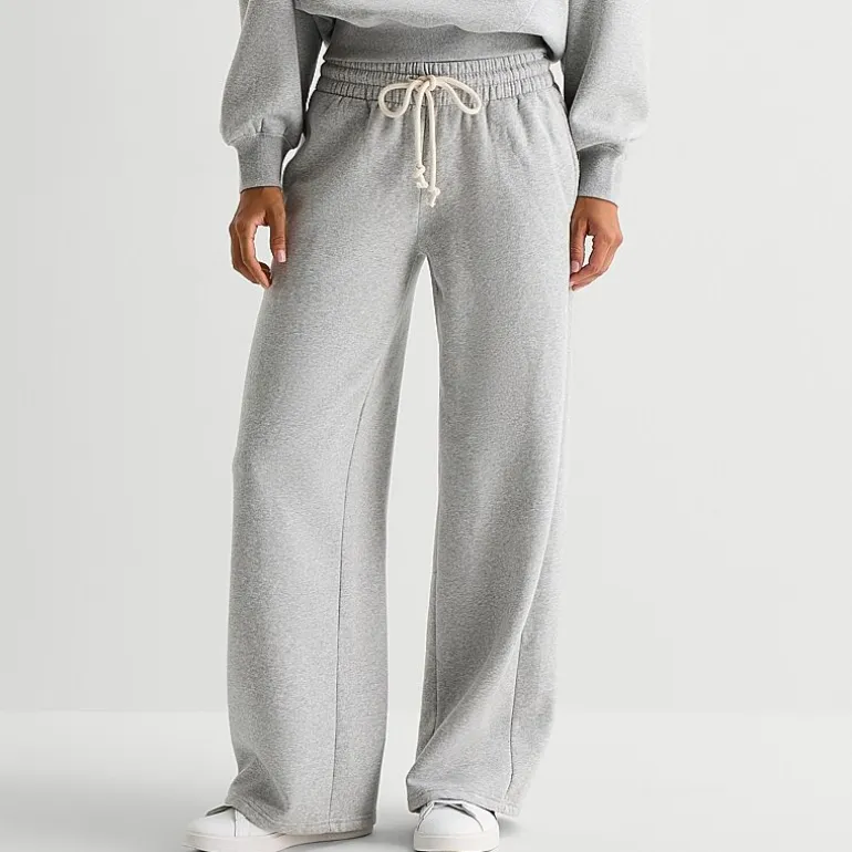 Arizona Womens Juniors Wide Leg Fleece Sweatpant