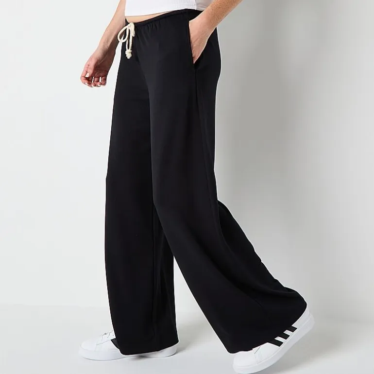 Arizona Womens Juniors Wide Leg Pull-On Pant