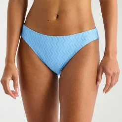 Arizona Womens Lined Textured Chevron Juniors Cheeky Hipster Bikini Swimsuit Bottom