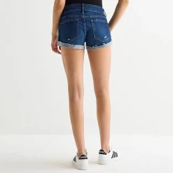 Arizona Womens 2 1/2" Low Rise Juniors Denim Short
