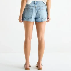 Arizona Womens 2" Low Rise Juniors Denim Short