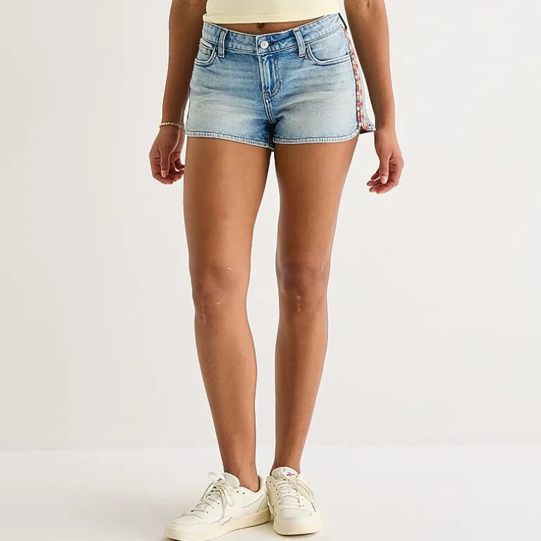 Arizona Womens 2 1/2" Low Rise Juniors Denim Short