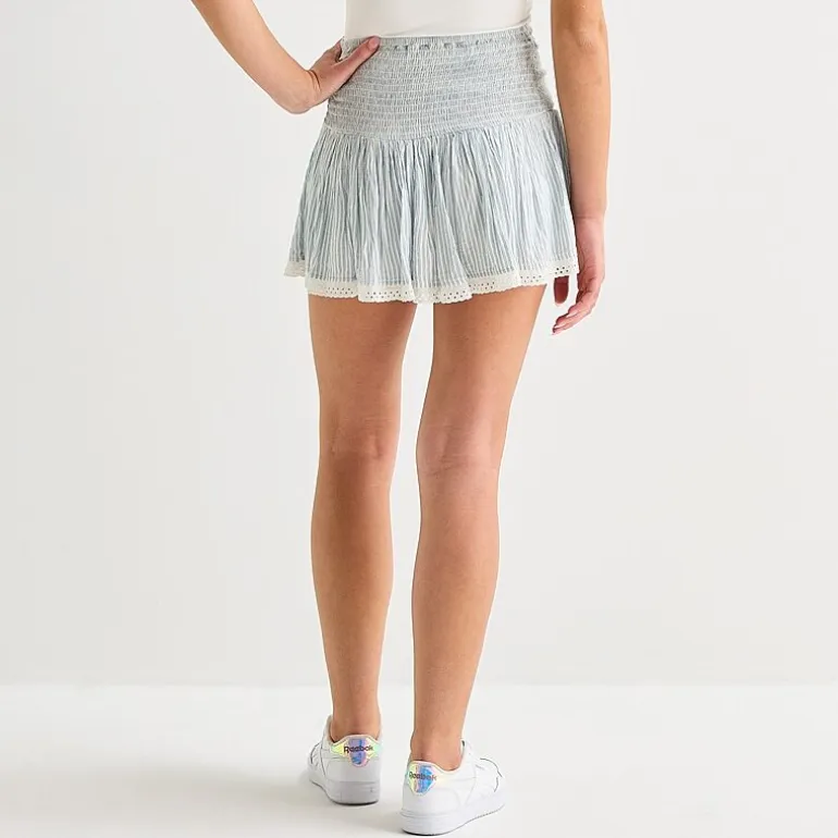 Arizona Womens Mid Rise Juniors Skort