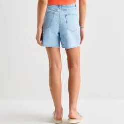 Arizona Womens 5" Mid Rise Juniors Denim Short