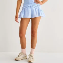 Arizona Womens Mid Rise Juniors Active Pull-On Short