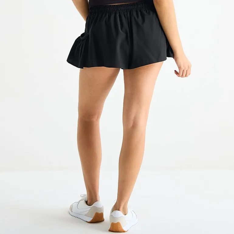 Arizona Womens Mid Rise Juniors Active Pull-On Short