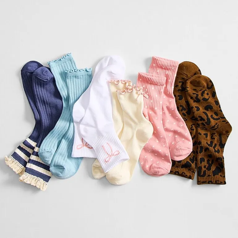Arizona Womens 2 Pair Crew Socks