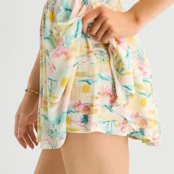 Arizona Womens Sleeveless Juniors Romper