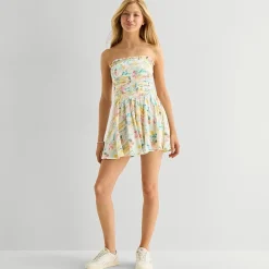 Arizona Womens Sleeveless Juniors Romper