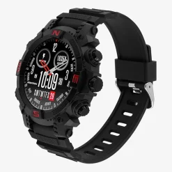 Armitron Connect Unisex Adult Chronograph Black Smart Watch 42-1019bkbk