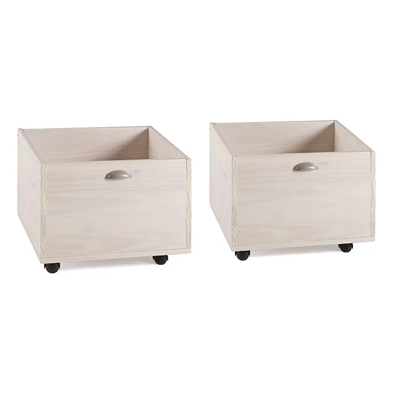 Art & Play Twin Junior Low Loft Bed with Toy Boxes