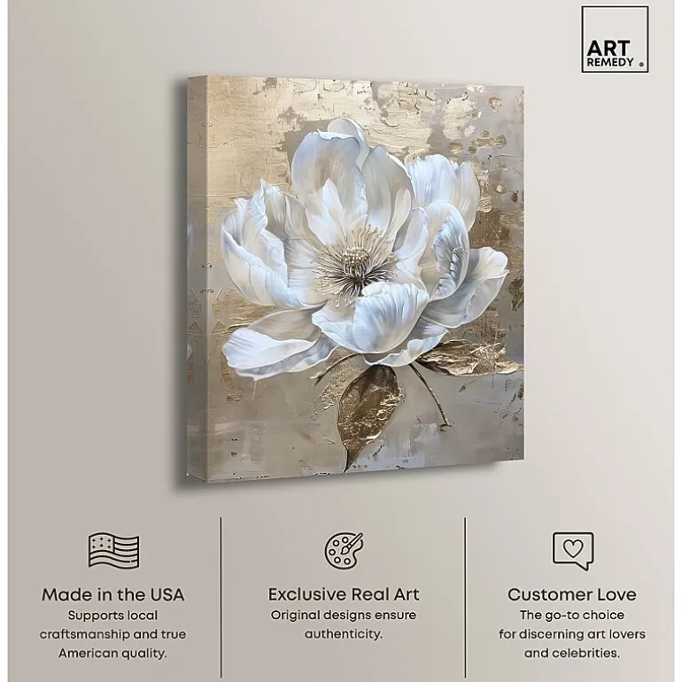 ART REMEDY® "Athenas Flower" Giclee Classic And Figurative Canvas Art